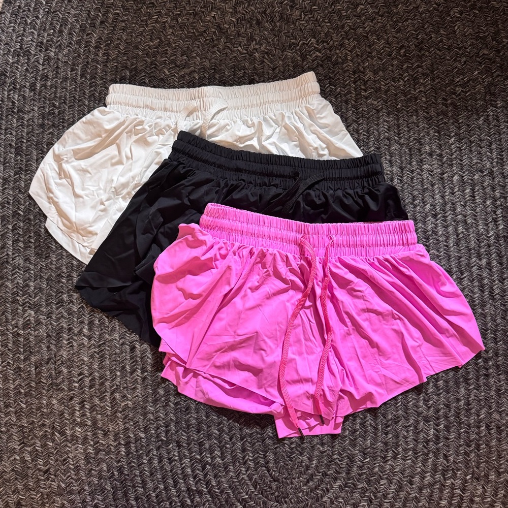 BUNDLE 5-$20 Women's Pink, Black, and White Athletic Shorts